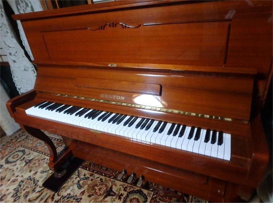 ベルトン ピアノ No50 30201 傷あり 完動品 - 鍵盤楽器、ピアノ